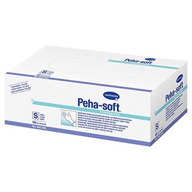 Peha Soft Handschuhe aus Latex puderfrei weich reißfest Größe S