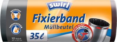 Swirl 35l Fixierband-Muellbeutel 2er Pack