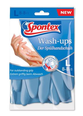 Mapa Spontex Handschuh Wash Ups Größe L mit Anti Rutsch System