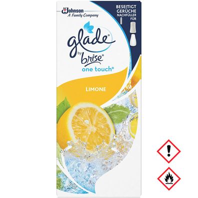 Glade by Brise One Touch Raumduft Nachfüller Limone 3er Pack 10ml