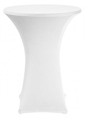 Stehtischhusse Basic 70-85cm weiss