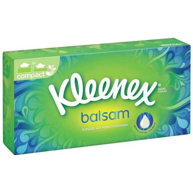 Kleenex Balsam Taschentücher Box mit Ringelblumenbalsam 4er Pack
