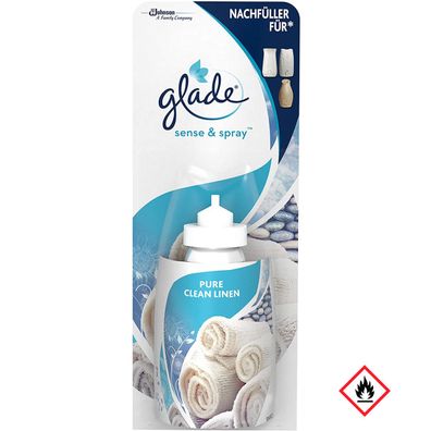 Pure Clean Linen Glade Sense and Spray Lufterfrischer Nachfüller 18ml
