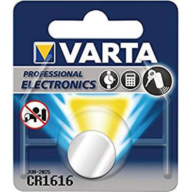 VARTA Lithium Knopfzelle Electronics CR1616, 3 Volt