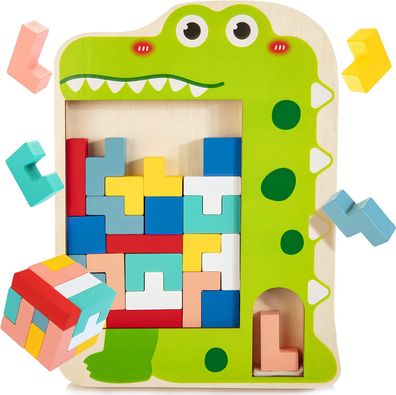 Multifunktionaler Holzklotz, intellektuelles Spielzeug von Montessori