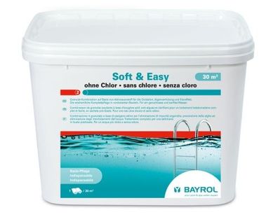 BAYROL Soft & Easy - Granulat-Kombination auf Aktivsauerstoff-Basis - 5,04 kg -