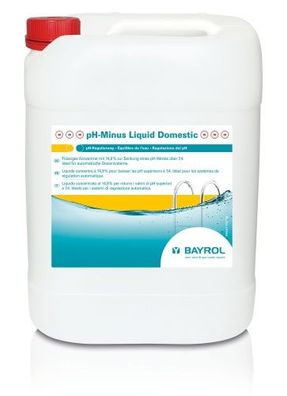Bayrol pH-Minus Liquid Domestic 20 L - Flüssiges Konzentrat zur Senkung eines pH