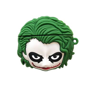 Cartoon 3D Horror Böser Joker Hülle Schutzhülle für Apple AirPods 1/2 und AirPods Pro