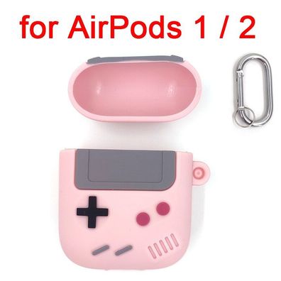 Kreativ 3D Gameboy Hülle Schutzhülle für Apple AirPods 1/2 und AirPods Pro