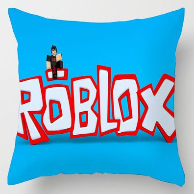 2er Set Roblox Spiel Kissenbezüge Dekokissen Kissenhülle für Couch Sofa Home Deko