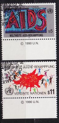 UNO Wien Vienna Vienne [1990] MiNr 0100-01 ( O/ used )