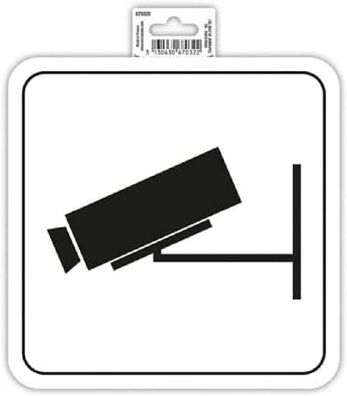 Exacompta - Ref. 67032E – 1 Klebeband, Videoüberwachung, 20 cm, Weiß