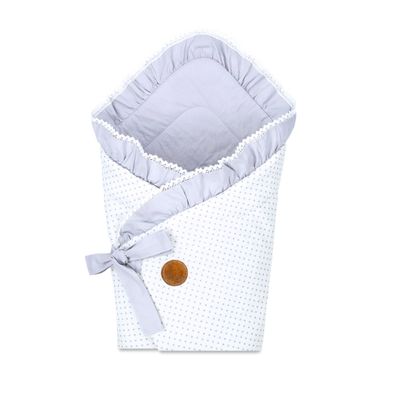 Babyhörnchen Decke – Babydecke Einschlagdecke Babynest Wickeldecke Umschlagdecke 80x8
