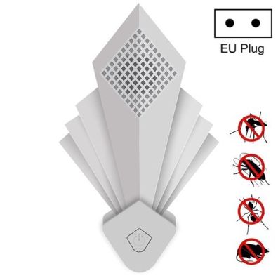 Elektronisches Ultraschall-Mückenschutz-Nachtlicht - Europäischer Standard (weiß)