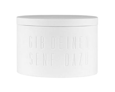 Senftopf "Gib deinen Senf dazu"