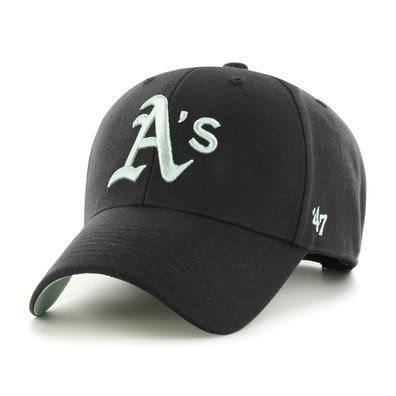 MLB Oakland Athletics A´s schwarz Ballpark Cap Basecap MVP Kappe 196895628754