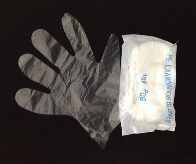 100 Handschuhe, Einweghandschuhe Herren, Einmal, tanken Handschuhe