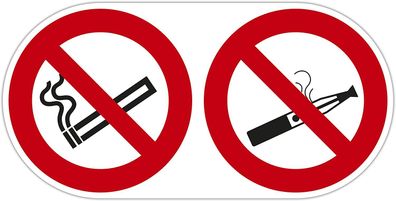 Exacompta - 1 rundes Schild mit Dampfen und Rauchen verboten aus rutschfestem und ...