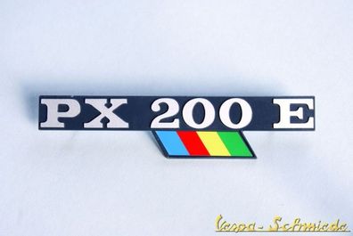 VESPA Emblem Schriftzug Seitenhaube - PX 200 E Lusso / PX200E Arcobaleno