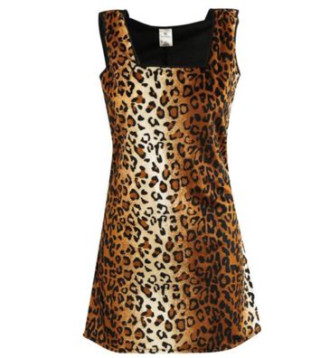Leo Raubkatze Cat Katze Kleid sexy Damen Kostüm Tierkostüm Karneval Fasching