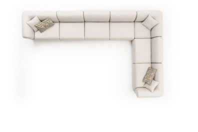 Ecksofa Eckgarnitur Stil Eckcouch Polster Sofas L-Form Couch 495x315cm