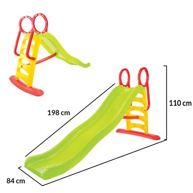 Mochtoys Kinderrutsche und Wasserrutsche 11557 Rutschlänge 198 cm bis 50 kg