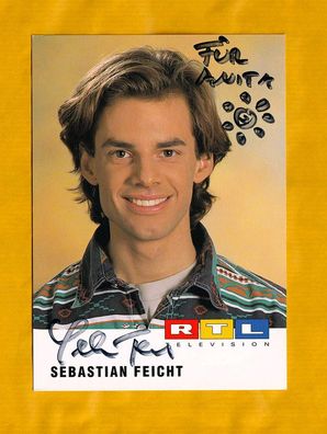 Sebastian Feicht - ( deutscher Schauspieler -SOKO - ) - persönlich signiert