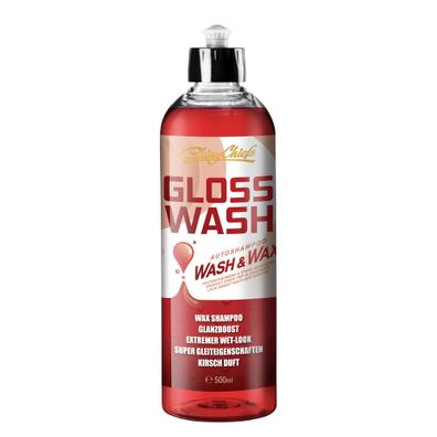 ShinyChiefs Glosswash Kirsche - WASH & WAX Mildes Autoshampoo mit Glanzverstärker