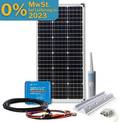 200W Mono Wohnmobil Solaranlage Victron MPPT HXH - (0% Mwst)