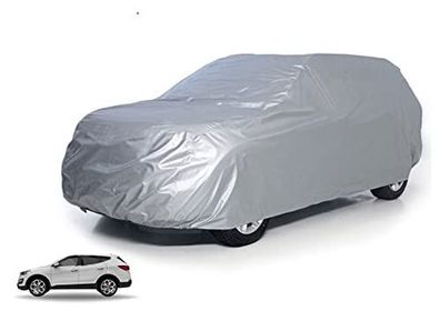Autoschutzhülle SUV groß Auto Abdeckung - Car Cover - Autoplane Silber Wasserdicht