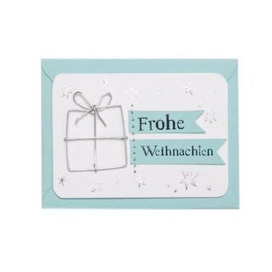 Mini Kärtchen "Frohe Weihnachten"