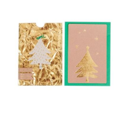 Gold & Silberkarte "Baum"