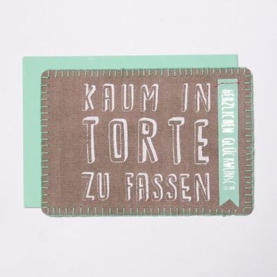 Stoffpost "Kaum in Torte zu fassen"