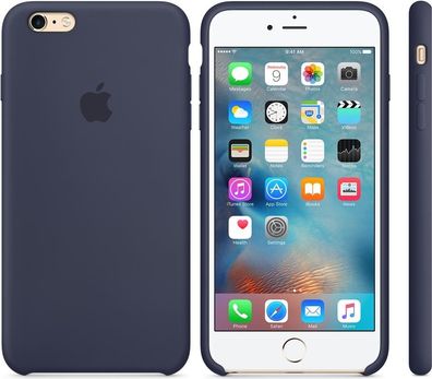 Original Apple iPhone 6 Plus / 6S Plus Silikon Case MKXL2ZM/ A Midnight Blue B-Ware