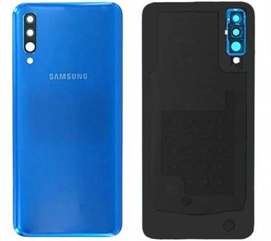 Original Samsung Galaxy A50 SM-A505F Akkudeckel Backcover Rückseite Blau Gut