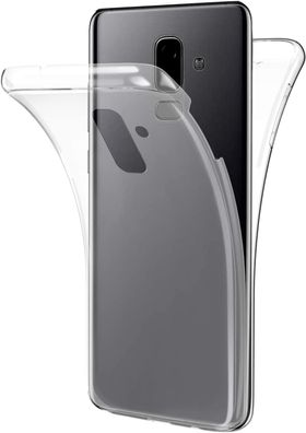 Full Cover Für Samsung Galaxy J8 2018 Silikon TPU 360° Transparent Schutzhülle