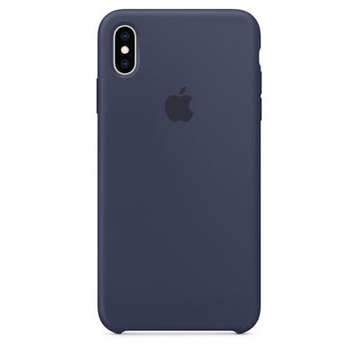 Original Apple iPhone XS Max Silikon Case MRWG2ZM/ A Schutzhülle Midnight Blue