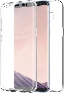 Full Cover Für Samsung Galaxy A8 Plus Silikon TPU 360° Transparent Schutzhülle