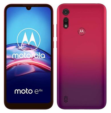 Motorola Moto E6S XT2053-1 32GB Sunrise Red Android Smartphone Neu in OVP
