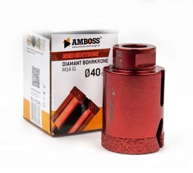 Amboss Red Edition Bohrkrone 40 mm