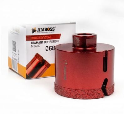 Amboss Red Edition Bohrkrone 68 mm