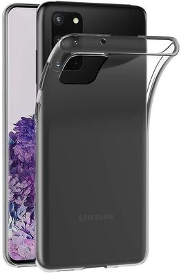 Wisam® Schutzhülle für Samsung Galaxy S20+ Plus Silikon Clear Case Transparent