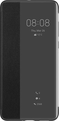 Original Huawei P40 Smart View Flip Cover 51993703 Schutzhülle Black