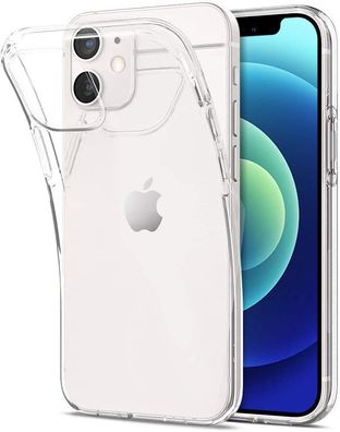 Wisam® Apple iPhone 12 Mini (5.4) Silikon Case Schutzhülle Hülle Transparent
