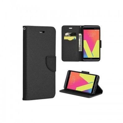 Wisam® Flipcase für Samsung Galaxy S9 Wallet Flip Case Schutzhülle Etui Schwarz