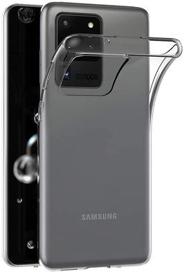 Wisam® Schutzhülle für Samsung Galaxy S20 Ultra Silikon Clear Case Transparent