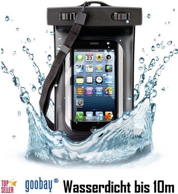CASE wasserdichte Tasche bis 10m (Beachbag) f. Apple iPhone iPod Touch v. goobay®