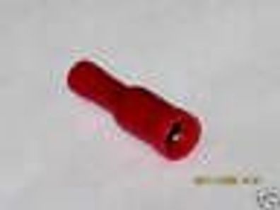 24 x Kabelschuhe rot 0,5-1,5 mm² Rundverbinder Hülse Rundhülse Steckhülse 4,0 mm