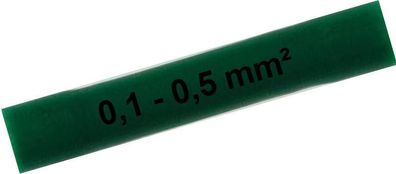 Stossverbinder grün 0,1 - 0,5 mm² Stoßverbinder Kabelverbinder Kabelschuhe NEU