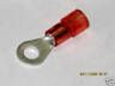 10x Kabelschuhe rot 0,5-1,5mm² Kabelöse Ring M5 NEU&OVP